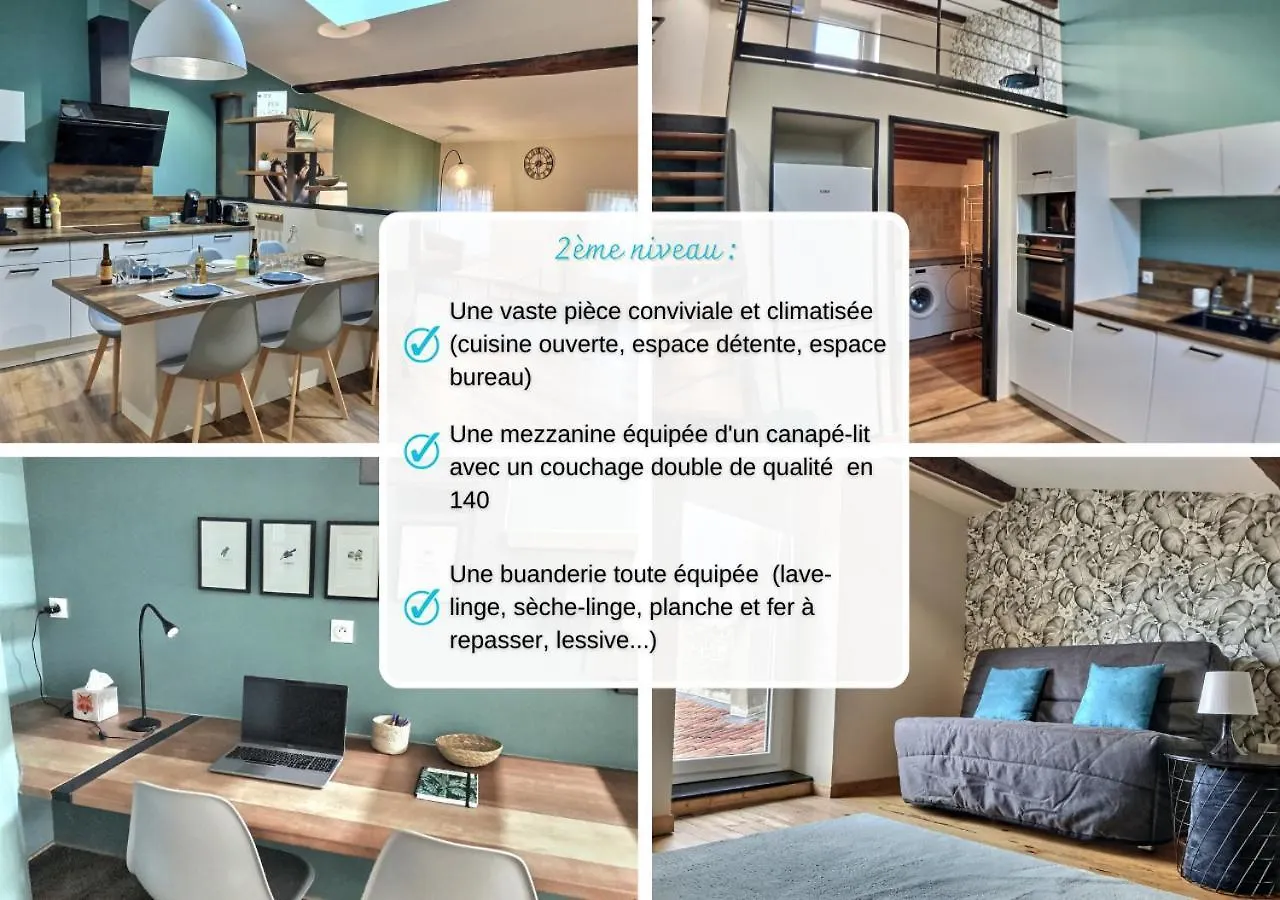 Apartment Myzenplace - Duplex 100M2 Cosy & Atypique, Centre Pieton, Parking France