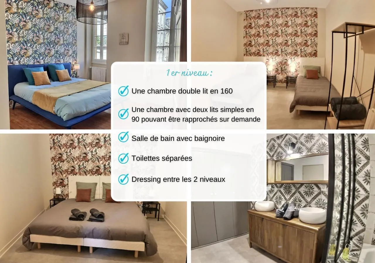 Myzenplace - Duplex 100M2 Cosy & Atypique, Centre Pieton, Parking Apartment Montelimar
